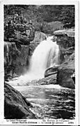 Saint Martin du Château : Cascade des Jarrauds en 1936