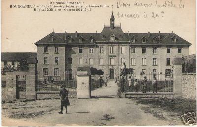Bourganeuf ecole hopital militaire en 14-18