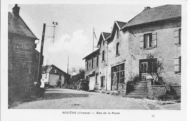 I rue de la poste dans les années 1930